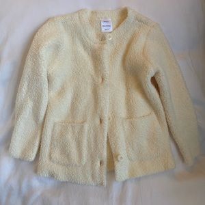 Hanna Andersson cream marshmallow cardigan